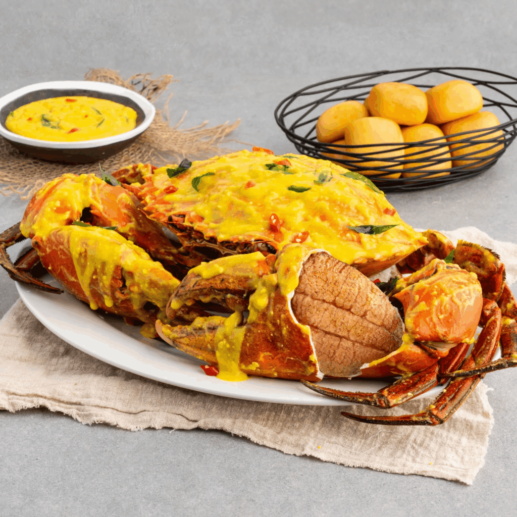 salted egg crab highlights