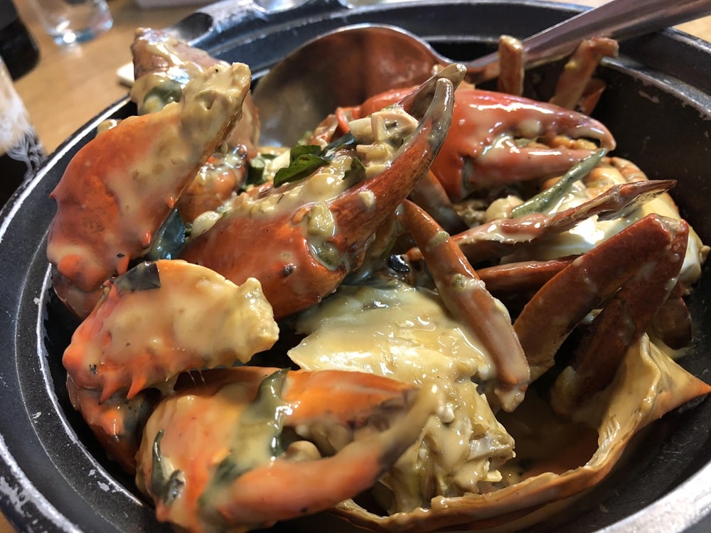 butter cheese crab
